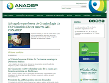 Tablet Screenshot of anadep.org.br